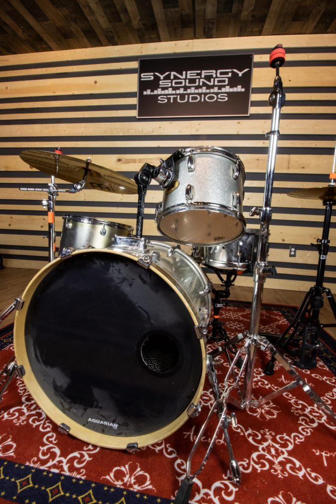 Synergy Sound Studios 5 piece drum set